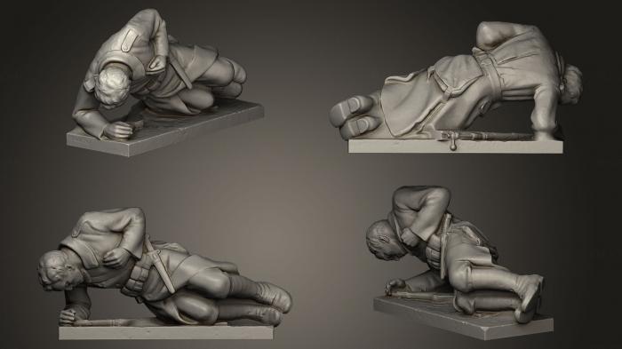 Military figurines (STKW_0075) 3D model for CNC machine